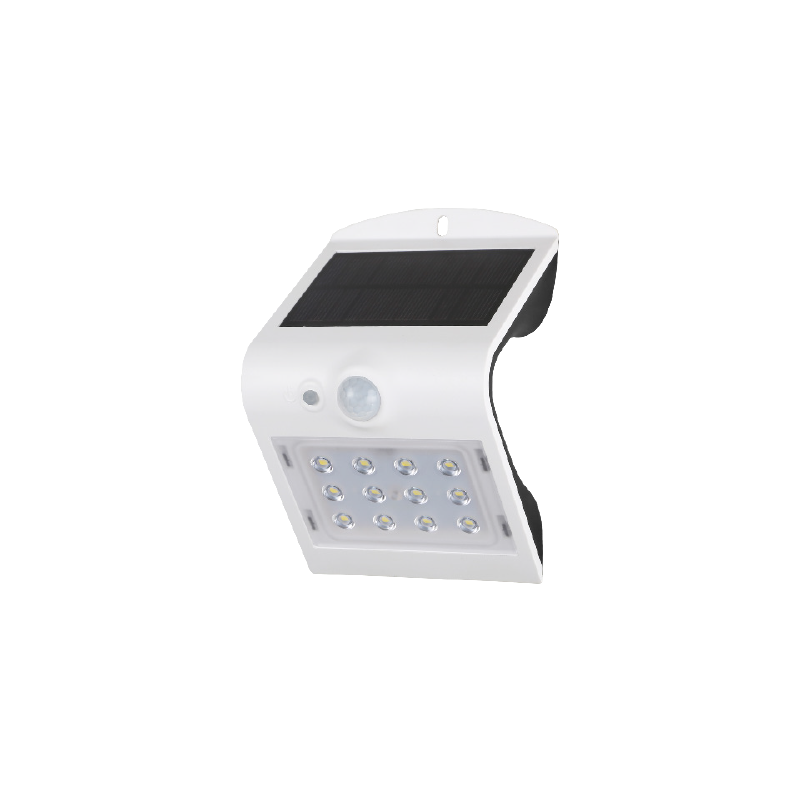 SMART SOLAR SENSOR SMDLED WALL WHITE 2W 220Lm 4000K IP65 90° PAPILLON2W SMART SOLAR SENSOR SMDLED WALL WHITE 2W 220Lm 4000K IP65 90° PAPILLON2W