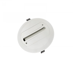 RECESSED BASE FOR 1 PHASE TRACK LUMINAIRES WHITE RTB2WW