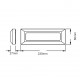 Surface Wall Lamp PC 230V IP65 3W 44X3014LED EPISTAR 200LM SLIM31 Surface Wall Lamp PC 230V IP65 3W 44X3014LED EPISTAR 200LM SLIM31