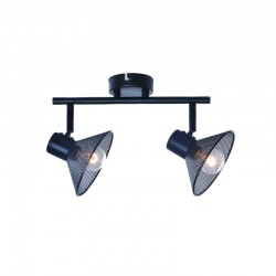 WALL MOUNTED 2ΧΕ14 PALOMA BLACK METAL 32X13X19CM TNK2832SB WALL MOUNTED 2ΧΕ14 PALOMA BLACK METAL 32X13X19CM TNK2832SB