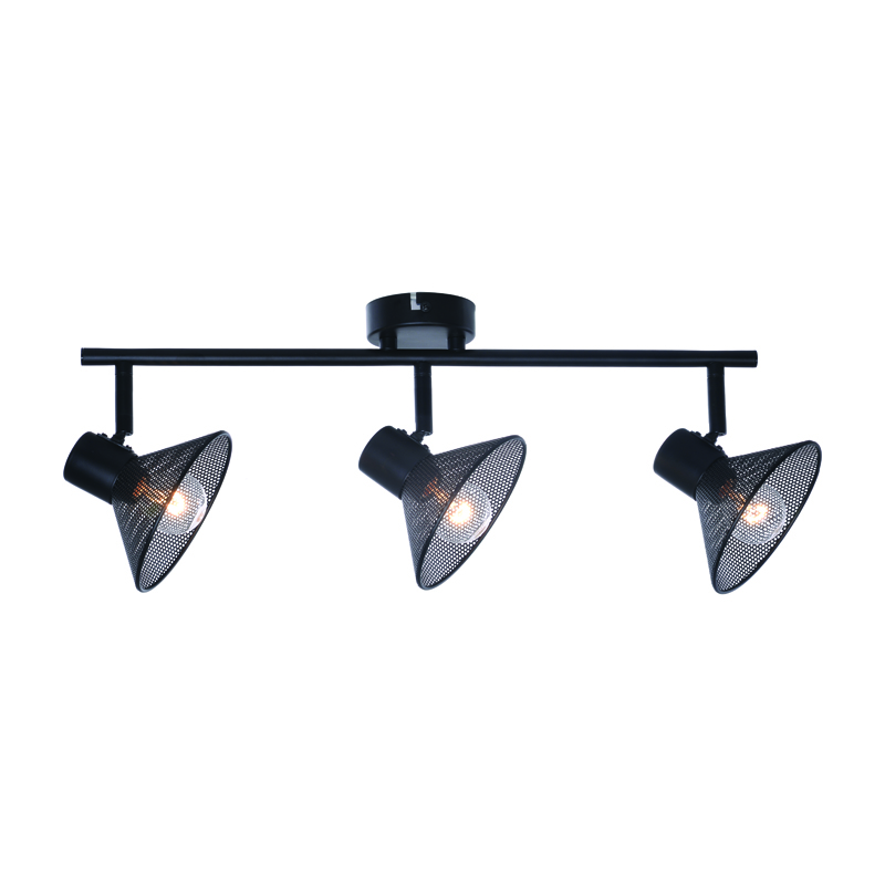 WALL MOUNTED 3ΧΕ14 PALOMA BLACK METAL 53X13X19CM TNK2833SB WALL MOUNTED 3ΧΕ14 PALOMA BLACK METAL 53X13X19CM TNK2833SB