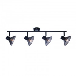 WALL MOUNTED 4ΧΕ14 PALOMA BLACK METAL 75X13X19CM TNK2834SB WALL MOUNTED 4ΧΕ14 PALOMA BLACK METAL 75X13X19CM TNK2834SB