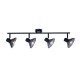 WALL MOUNTED 4ΧΕ14 PALOMA BLACK METAL 75X13X19CM TNK2834SB WALL MOUNTED 4ΧΕ14 PALOMA BLACK METAL 75X13X19CM TNK2834SB