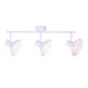 WALL MOUNTED 3ΧΕ14 PALOMA WHITE METAL 53X13X19CM TNK2833SW WALL MOUNTED 3ΧΕ14 PALOMA WHITE METAL 53X13X19CM TNK2833SW