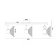 WALL MOUNTED 3ΧΕ14 PALOMA WHITE METAL 53X13X19CM TNK2833SW WALL MOUNTED 3ΧΕ14 PALOMA WHITE METAL 53X13X19CM TNK2833SW