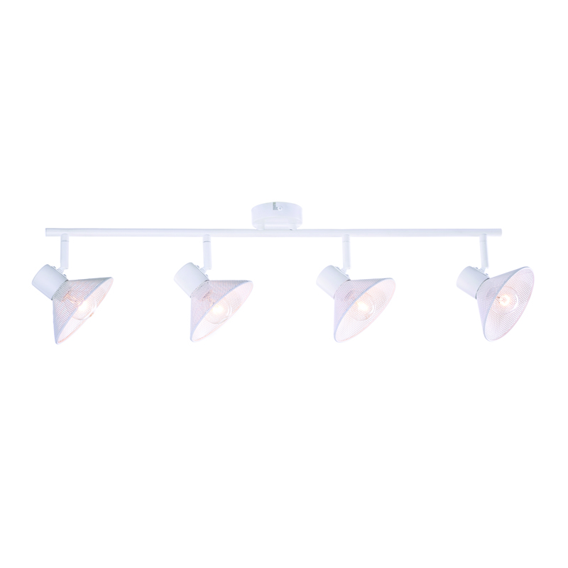WALL MOUNTED 4ΧΕ14 PALOMA WHITE METAL 75X13X19CM TNK2834SW WALL MOUNTED 4ΧΕ14 PALOMA WHITE METAL 75X13X19CM TNK2834SW