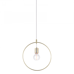 PENDANT 1XE27 METAL BRASS CIRCLE Φ35CM TWIGGY V35181BS PENDANT 1XE27 METAL BRASS CIRCLE Φ35CM TWIGGY V35181BS