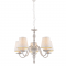 PENDANT 5XE14 METAL PATINE WHITE/BLACK+SHADE Φ57ΧΗ103CM KARPATHIA DL9505PWB