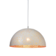 PENDANT 1XE27 METAL WHITE BRASS CORROSION Φ40ΧΗ120CM PLANETARIO V363381PWG