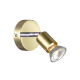 SPOT 1ΧGU10 METAL BRASS GLOSS TRINITY MC634PB1