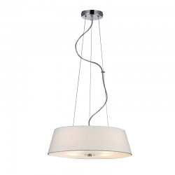 PENDANT BEIGE FABRIC Φ45CM 4XE27 SIGNAC DL607D PENDANT BEIGE FABRIC Φ45CM 4XE27 SIGNAC DL607D