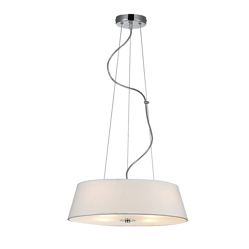 PENDANT BEIGE FABRIC Φ45CM 4XE27 SIGNAC DL607D PENDANT BEIGE FABRIC Φ45CM 4XE27 SIGNAC DL607D