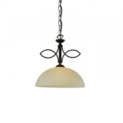 PENDANT 1ΧΕ27 HONEY GLASS+BROWN-GOLD METAL ELECTRA AD89061 PENDANT 1ΧΕ27 HONEY GLASS+BROWN-GOLD METAL ELECTRA AD89061