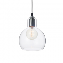 PENDANT CLEAR GLASS E27 D17cm 1X40W BLOOM V292851PCL PENDANT CLEAR GLASS E27 D17cm 1X40W BLOOM V292851PCL