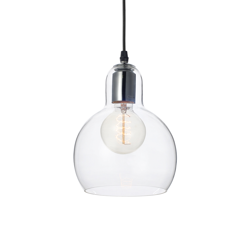 PENDANT CLEAR GLASS E27 D17cm 1X40W BLOOM V292851PCL
