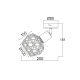 SPOT 1XE14 BRONZE GRID ALADDIN MC15611C SPOT 1XE14 BRONZE GRID ALADDIN MC15611C