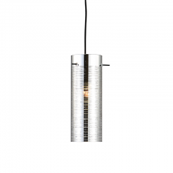 PENDANT 1XE27 CHROME 3D GLASS+METAL Φ10ΧΗ120CM VERTIGO DLA12591CH PENDANT 1XE27 CHROME 3D GLASS+METAL Φ10ΧΗ120CM VERTIGO DLA12591CH