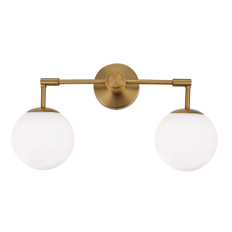 WALL MOUNTED LIGHT 2XE27 METAL + OPAL GLASS 38X21,5ΧΗ28CM THETIS V360502W WALL MOUNTED LIGHT 2XE27 METAL + OPAL GLASS 38X21,5ΧΗ28CM THETIS V360502W