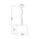 PENDANT GLASS+SILVER SHADE D34 1ΧΕ27 OLIVIA AD477215 PENDANT GLASS+SILVER SHADE D34 1ΧΕ27 OLIVIA AD477215
