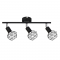 SPOT 3XE14 BLACK GRID ALADDIN MC15613B