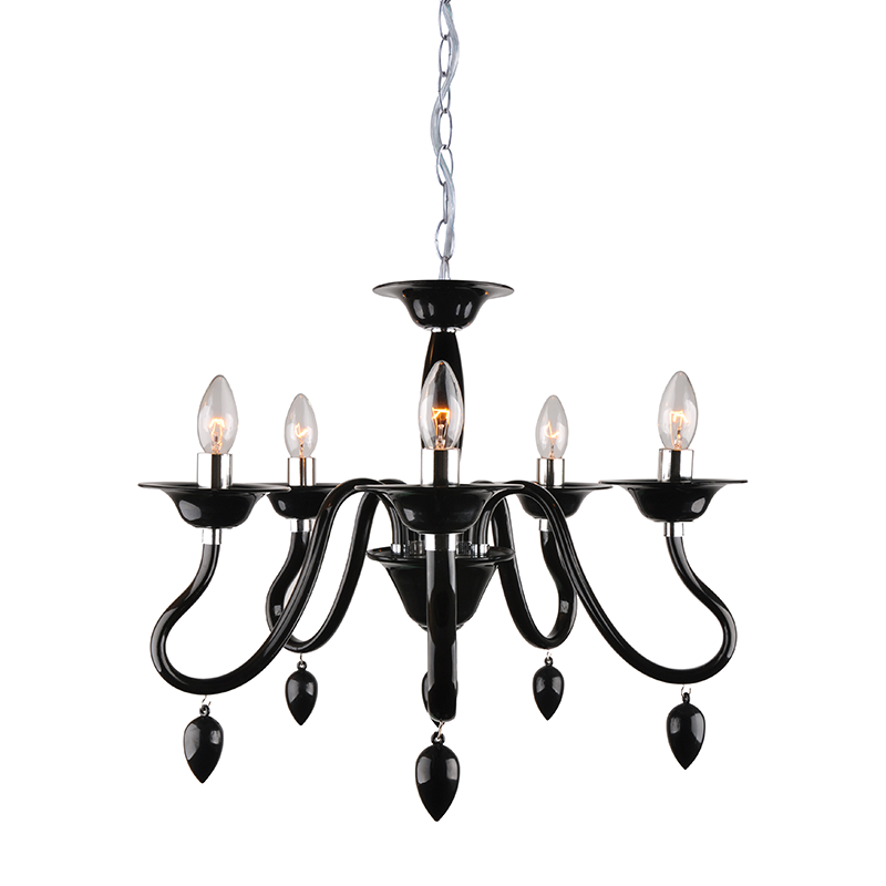 PENDANT 6X40W E14 ACRYLIC BLACK FIRENZE SF3631105 PENDANT 6X40W E14 ACRYLIC BLACK FIRENZE SF3631105