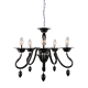 PENDANT 6X40W E14 ACRYLIC BLACK FIRENZE SF3631105 PENDANT 6X40W E14 ACRYLIC BLACK FIRENZE SF3631105