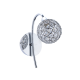 WALL LAMP 1XG9 BALL CRYSTAL SKYLAR AD2012001W WALL LAMP 1XG9 BALL CRYSTAL SKYLAR AD2012001W
