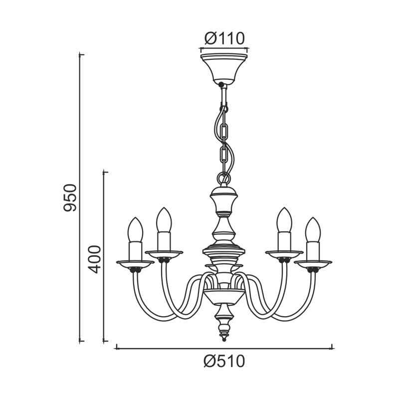 PENDANT 5XE14 METAL PATINΑ GREEN Φ51ΧΗ95CM ACCRA DL9315PAG PENDANT 5XE14 METAL PATINΑ GREEN Φ51ΧΗ95CM ACCRA DL9315PAG