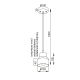 PENDANT 1XE27 CEMENT Φ12XH13cm BELFAST V351631P