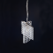 PENDANT 1XE27 CRYSTAL+NICKEL Φ17,5ΧΗ84,5CM ELIZA DLA12271