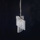 PENDANT 1XE27 CRYSTAL+NICKEL Φ17,5ΧΗ84,5CM ELIZA DLA12271