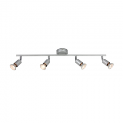 SPT 4 Χ GU10 SILVER COLOR TRINITY MC634SL4 SPT 4 Χ GU10 SILVER COLOR TRINITY MC634SL4
