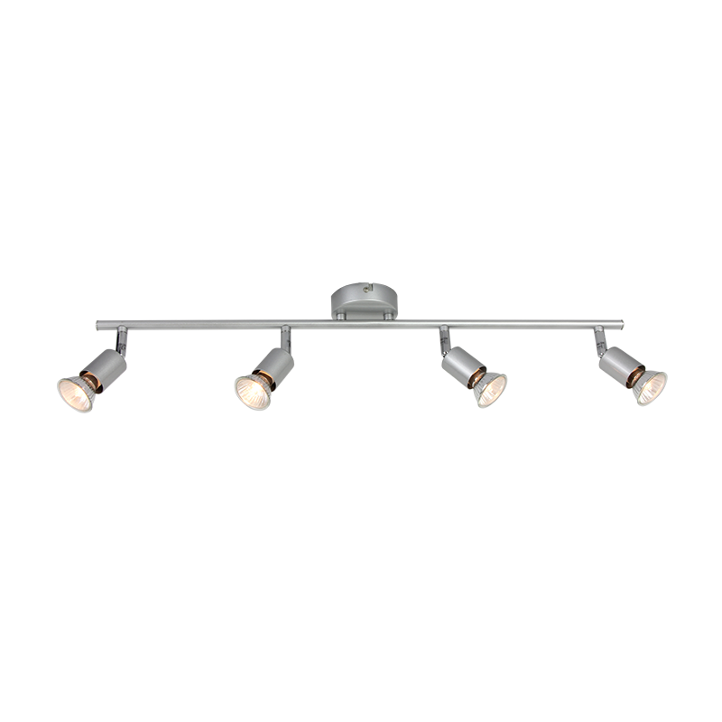 SPT 4 Χ GU10 SILVER COLOR TRINITY MC634SL4 SPT 4 Χ GU10 SILVER COLOR TRINITY MC634SL4