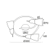 SPOT ΙΙI GLASS 3Χ40W E14 NM KAMET MC542NM3E