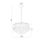 PENDANT 3XE14 ACRYLIC+ CHROME METAL Φ38,ΧΗ98CM GRAPPA SF175323PC PENDANT 3XE14 ACRYLIC+ CHROME METAL Φ38,ΧΗ98CM GRAPPA SF175323PC