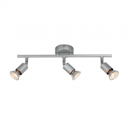 SPT 3 Χ GU10 SILVER COLOR TRINITY MC634SL3 SPT 3 Χ GU10 SILVER COLOR TRINITY MC634SL3