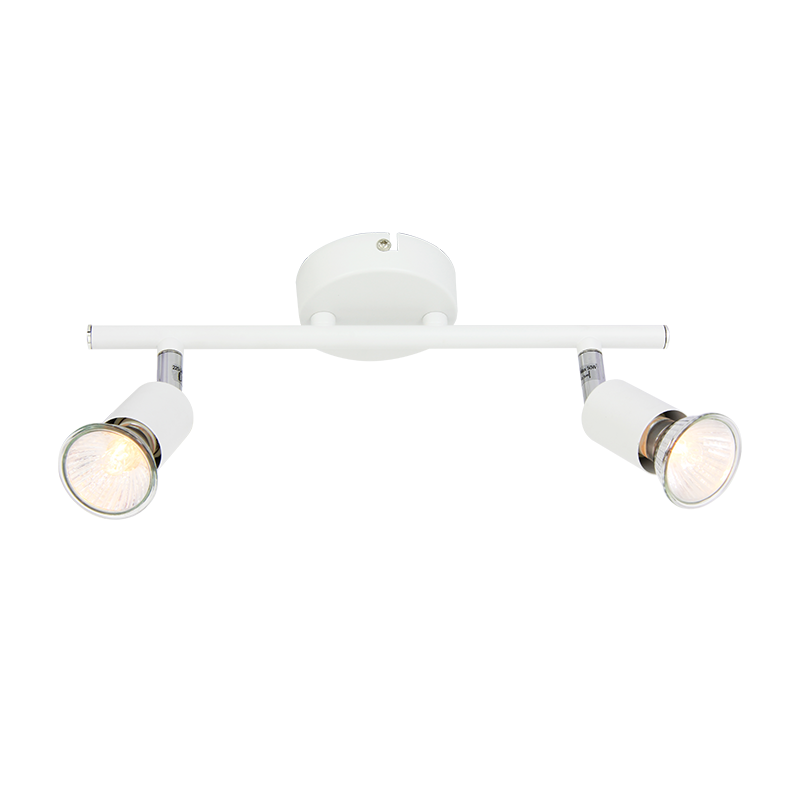 SPOT 2 Χ GU10 WHITE MAT TRINITY MC634WH2