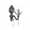 WALL MOUNTED 1ΧΕ14 METAL BRONZE+CRYSTAL 35Χ13Χ25CM SARTO TNK854531W