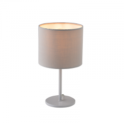 TABLE LAMP 1X40W E14 H28CM GREY CLOTH ARIOSO MT3000G