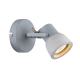 WALL MOUNTED LUMINAIRE 1xGU10 METALLIC CEMENT+ METAL Φ10xΗ16,5CM PEPPER MC171151