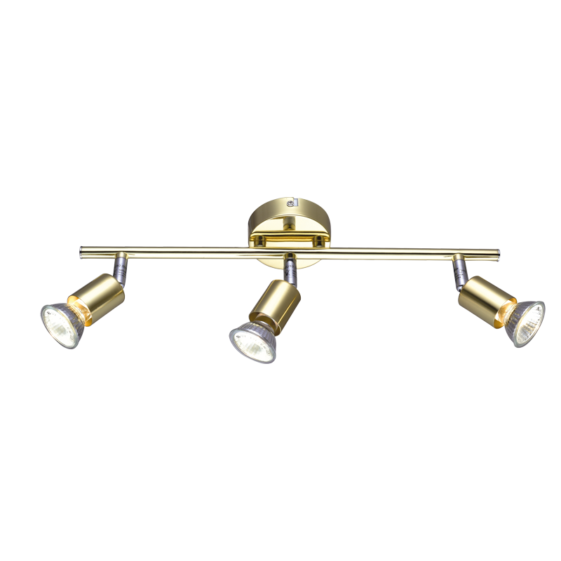 SPOT 3ΧGU10 METAL BRASS GLOSS TRINITY MC634PB3 SPOT 3ΧGU10 METAL BRASS GLOSS TRINITY MC634PB3