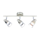 SPOT 3 Χ GU10 NICKEL CLEAR GLASS PLATINUM MC6563