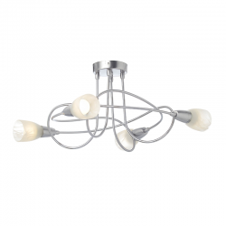 SPOT ΙΙΙΙ GLASS BRASS 4Χ40W E14 KAMET MC542GAB4 SPOT ΙΙΙΙ GLASS BRASS 4Χ40W E14 KAMET MC542GAB4