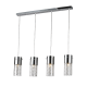 PENDANT 4ΧΕ14 CLEAR GLASS MIA DLA6834