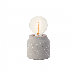 TABLE LAMP 1XE27 CEMENT-GRAVEL Φ10ΧΗ10CM BELFAST V35152CW
