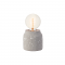 TABLE LAMP 1XE27 CEMENT-GRAVEL Φ10ΧΗ10CM BELFAST V35152CW