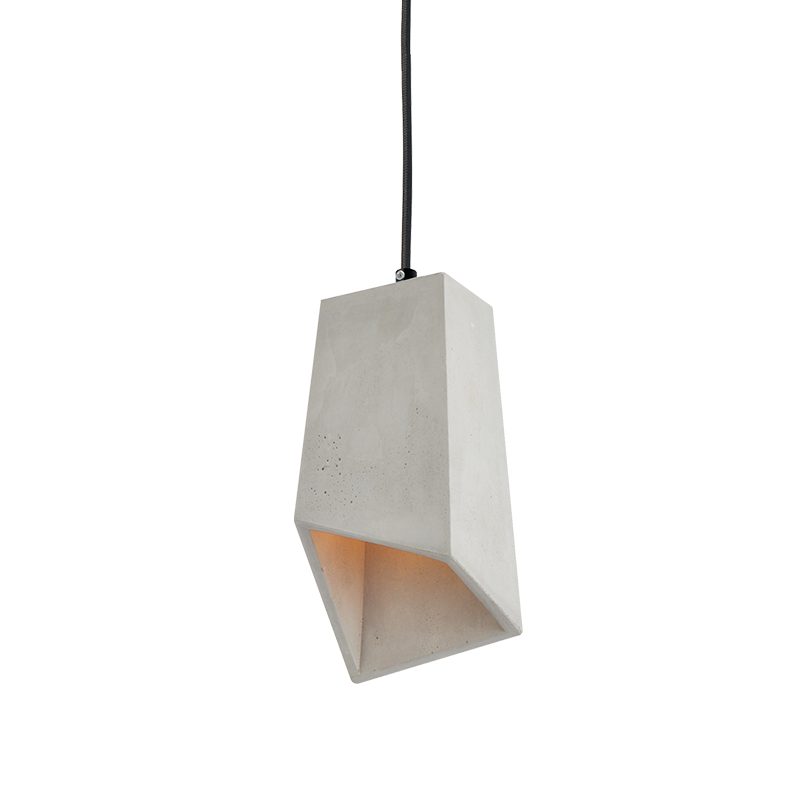 PENDANT 1XE27 CEMENT ASSYMETRIC 15Χ11ΧΗ120CM ELTON V35353 PENDANT 1XE27 CEMENT ASSYMETRIC 15Χ11ΧΗ120CM ELTON V35353
