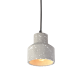 PENDANT 1XE27 CEMENT-GRAVELΦ12ΧΗ120CM BELFAST V35163CW