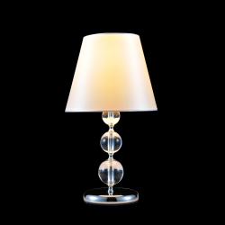 TABLE LAMP 1ΧΕ27 ECRU WHITE SHADE EVITA AD90041T