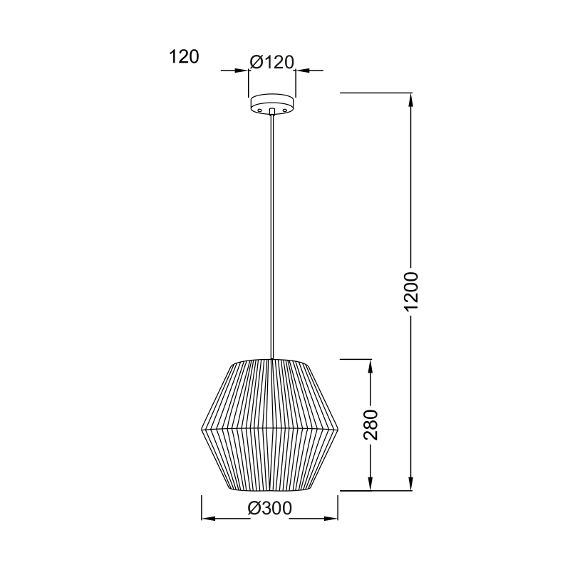 PENDANT 1XE27 ROPE WHITE Φ30ΧΗ120CM PERU V36319 PENDANT 1XE27 ROPE WHITE Φ30ΧΗ120CM PERU V36319